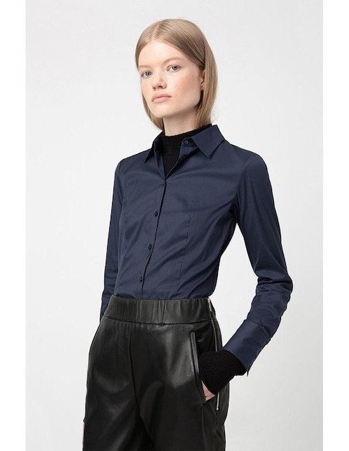 Blusa HUGO manga larga para mujer