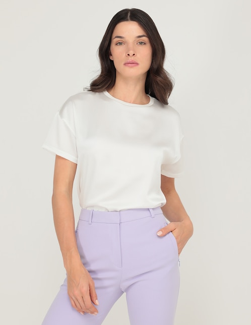 Blusa HUGO manga corta para mujer