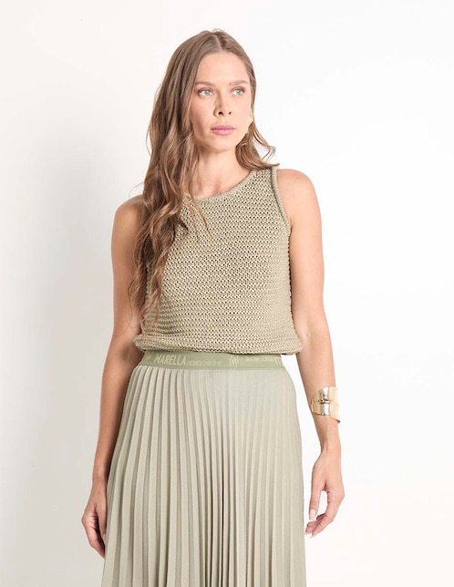 Blusa Marella sin manga para mujer