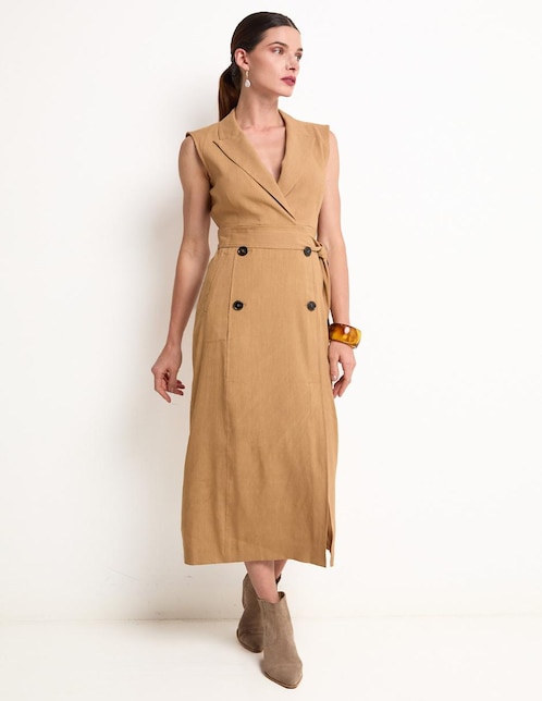 Vestido crop casual para mujer