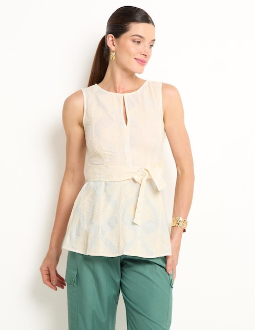 Blusa sin manga para mujer 1