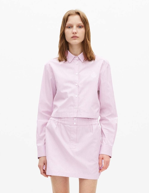 Camisa The Kooples de algodón manga larga para mujer