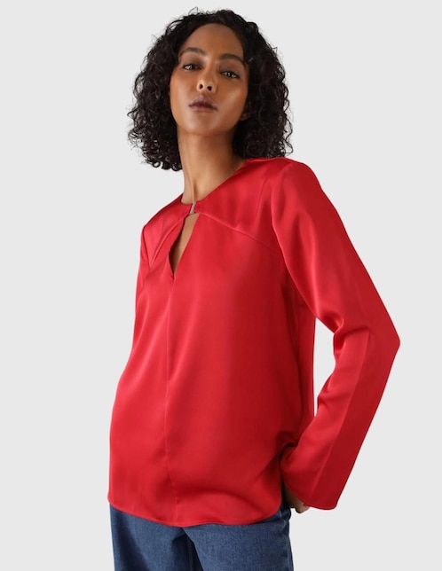 Blusa manga larga para mujer 1