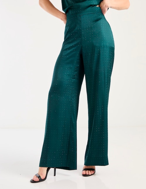 Pantalón relaxed Hugo amplio para mujer