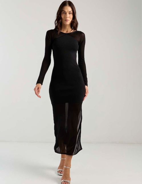 Vestido crop casual Hugo para mujer