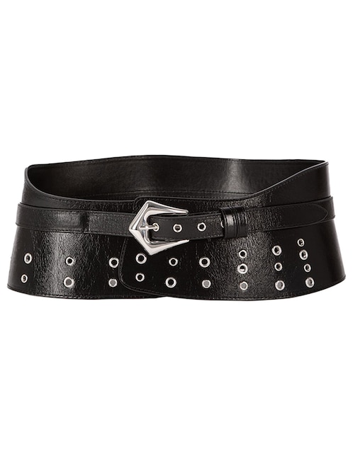 Cinturón The Kooples de piel para mujer