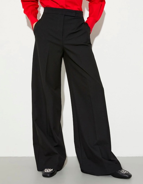 Pantalón relaxed wide leg para mujer 1