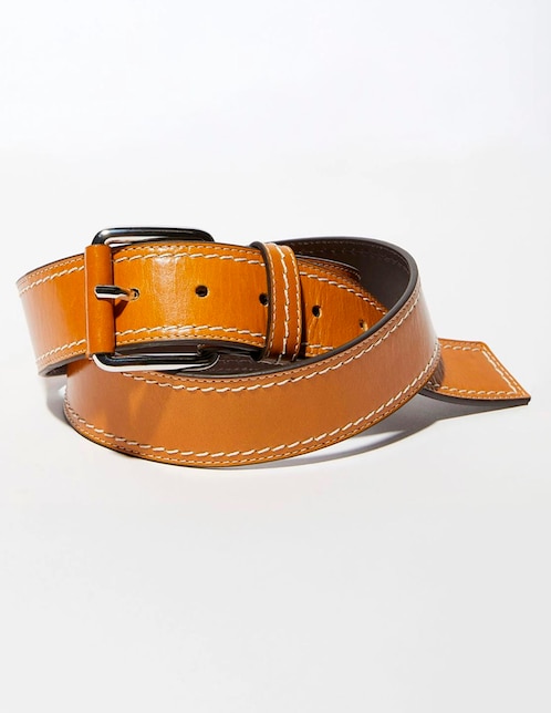 Cinturón Max&Co de piel para mujer