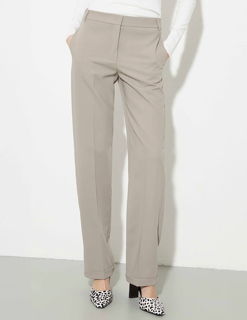 Pantalón de vestir straight para mujer 1
