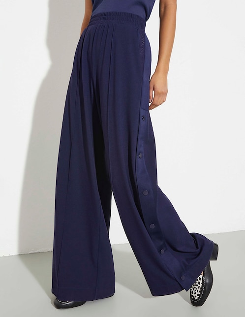 Pantalón relaxed acampanado para mujer 1