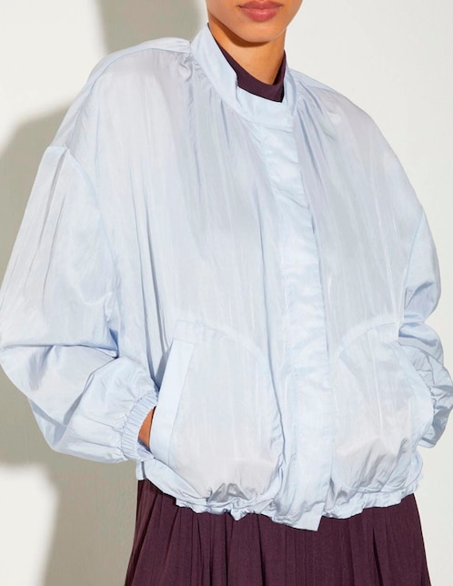 Chamarra bomber impermeable para mujer 1
