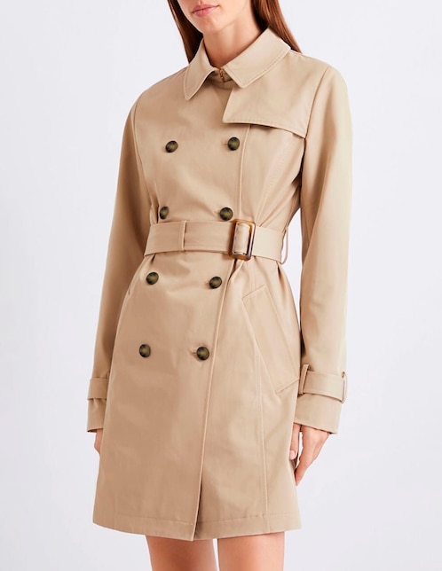 Gabardina con bolsillos para mujer 1
