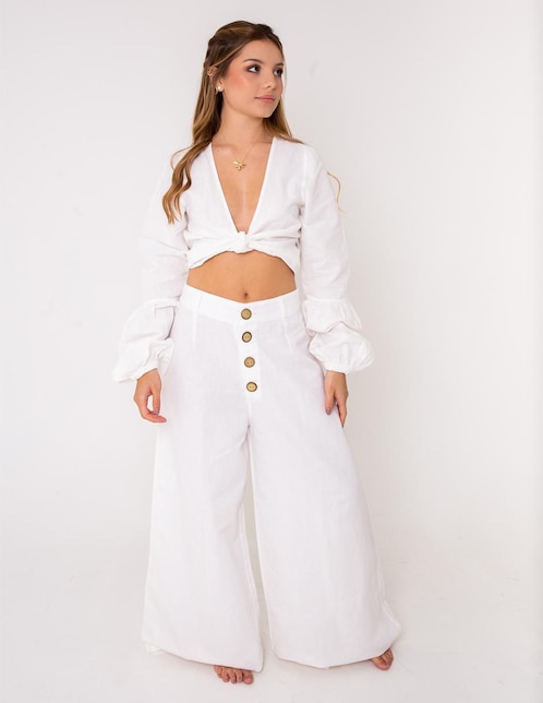 Blusa Bee Surreal manga larga para mujer
