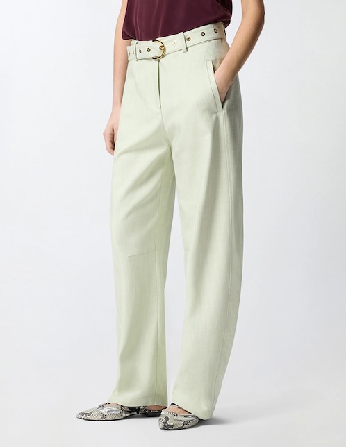 Pantalón relaxed straight para mujer 1