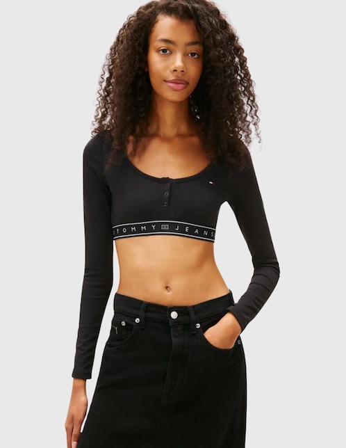 Playera manga larga para mujer 1