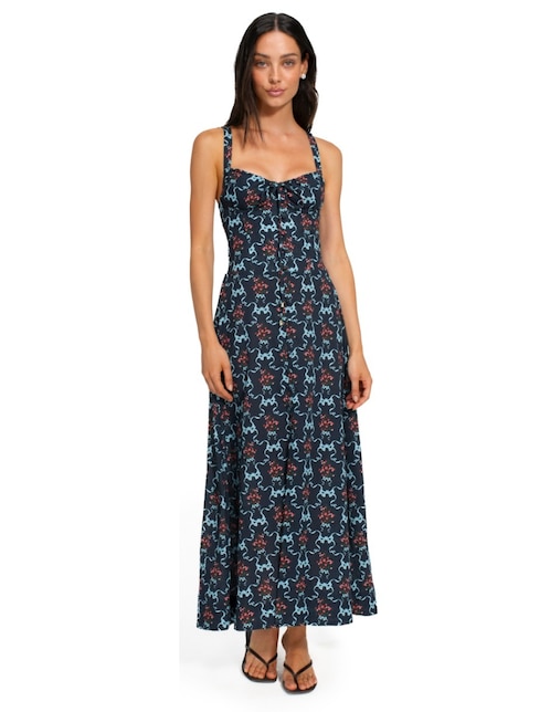 Vestido largo casual Agua Bendita para mujer
