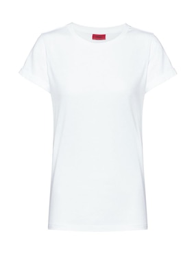 Playera manga corta Hugo cuello redondo para mujer