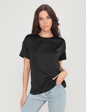 Blusa HUGO Manga Corta Para Mujer