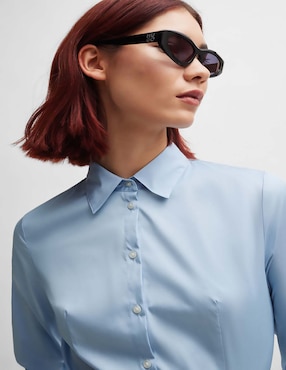 Blusa HUGO manga larga para mujer