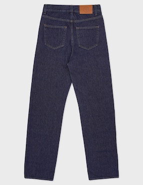 Jeans straight Sporty & Rich corte cintura para mujer