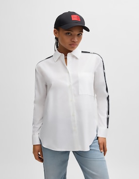 Blusa HUGO Manga Larga Para Mujer