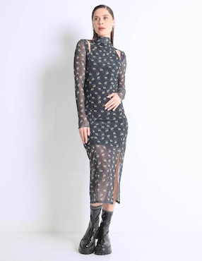 Vestido Midi Casual HUGO Para Mujer