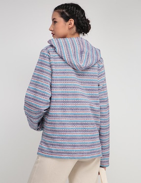 Sudadera artesanal con capucha Tmna para mujer