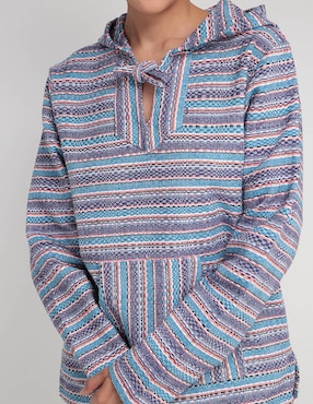 Sudadera artesanal con capucha Tmna para mujer