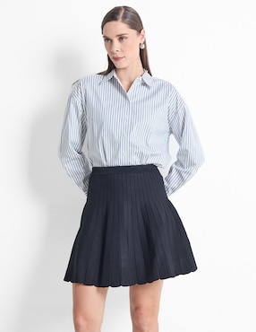 Camisa Club Monaco De Algodón Manga Larga Para Mujer