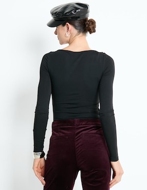 Blusa Pinko manga larga para mujer