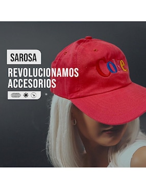 Gorra con visera curva casual Sarosa Coca Cola