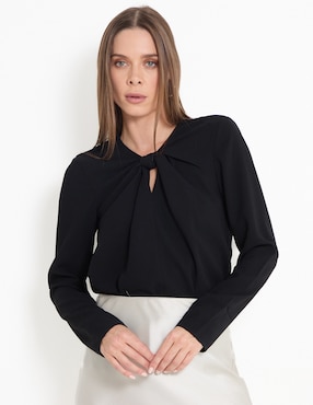 Blusa Hugo Manga Larga Para Mujer