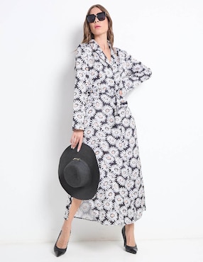 Vestido largo casual Hugo para mujer