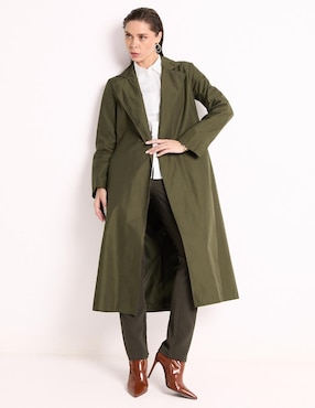 Gabardina con bolsillos para hombre