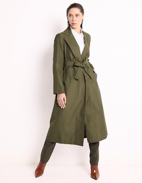 Gabardina con bolsillos para hombre