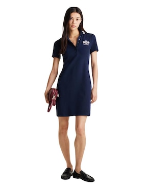 Vestido Arriba Rodilla Casual Tommy Hilfiger Para Mujer