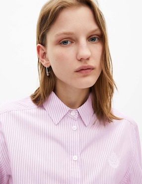 Camisa The Kooples de algodón manga larga para mujer