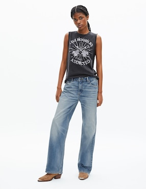 Jeans straight The Kooples para mujer