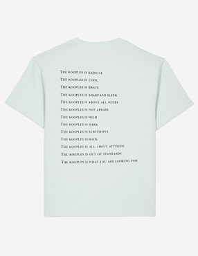 Playera manga corta The Kooples cuello redondo para mujer