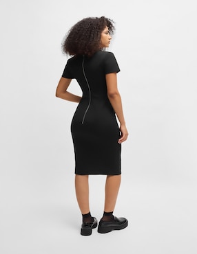 Vestido midi casual Hugo para mujer