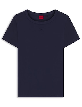 Playera manga corta Hugo cuello redondo para mujer
