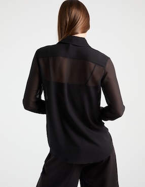 Camisa Pennyblack de algodón manga larga para mujer