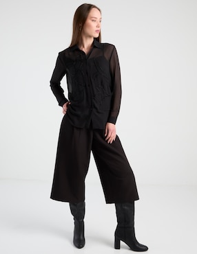 Camisa Pennyblack de algodón manga larga para mujer