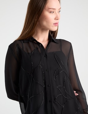 Camisa Pennyblack de algodón manga larga para mujer