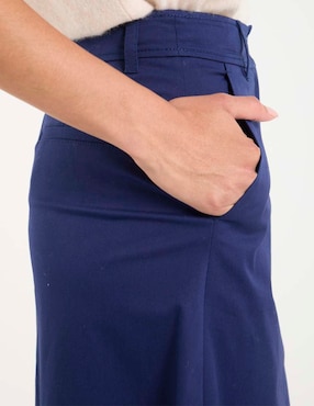 Falda midi Pennyblack cintura alta
