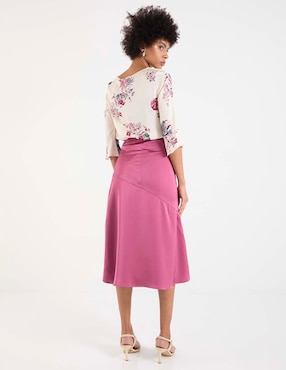 Falda midi Pennyblack cintura alta