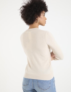 Suéter Pennyblack cuello redondo para mujer
