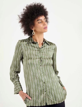Camisa Pennyblack de algodón manga larga para mujer