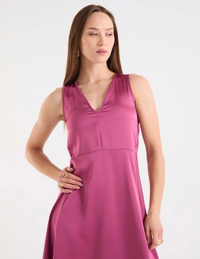 Vestido midi casual Pennyblack para mujer