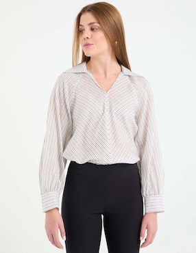 Camisa Marella manga larga para mujer